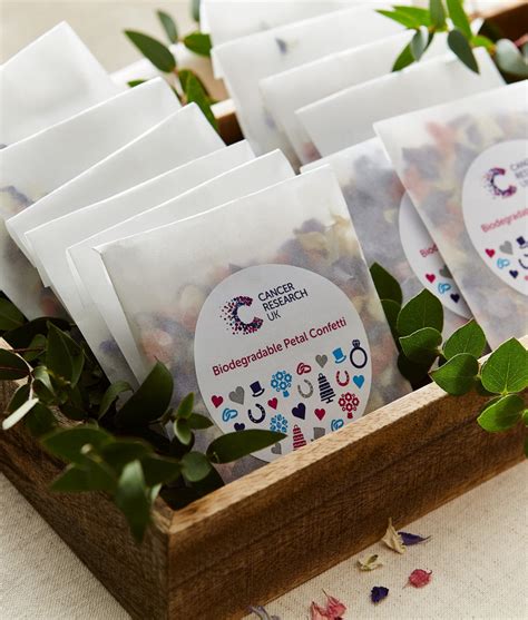 charity wedding favors